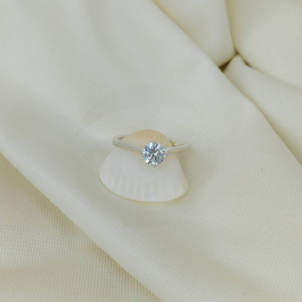 Anillo Solitario Liso
